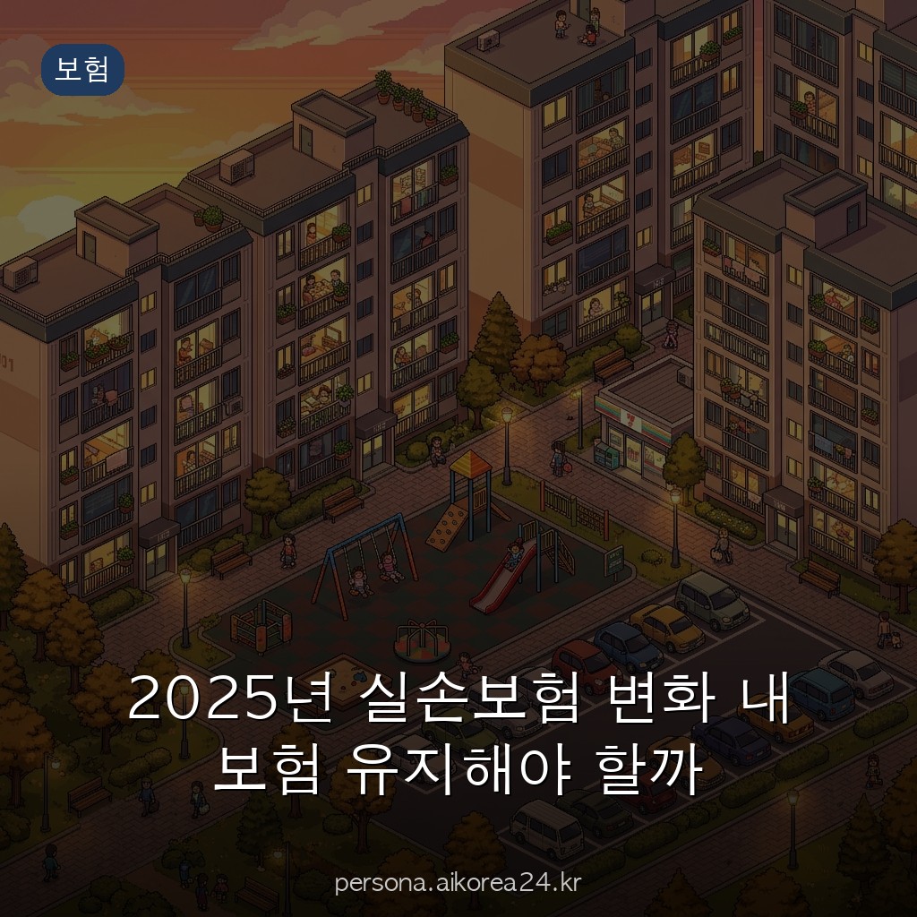 2025년 실손보험 변화 내 보험 유지해야 할까