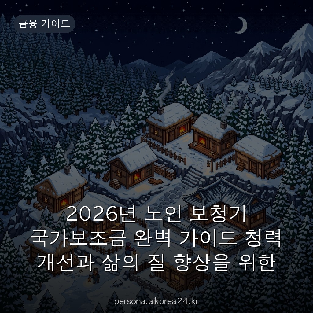 2026년 노인 보청기 국가보조금 완벽 가이드 청력 개선과 삶의 질 향상을 위한 지원