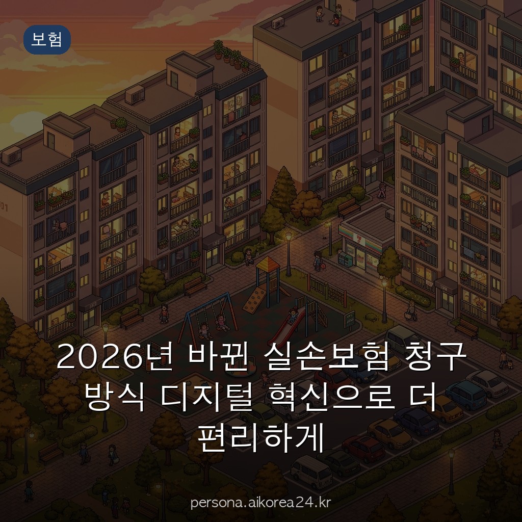 2026년 바뀐 실손보험 청구 방식 디지털 혁신으로 더 편리하게