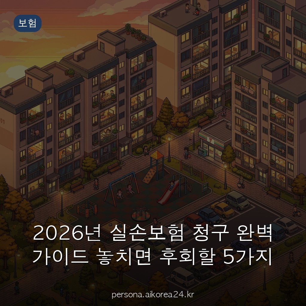 2026년 실손보험 청구 완벽 가이드 놓치면 후회할 5가지