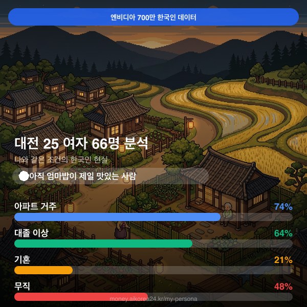 대전 20대 여자 페르소나 카드